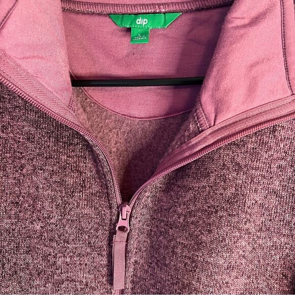 Dip Brand fleece Purple Blush Pink Jacket Sweater 100% polyester Size Large. - Picture 3 of 9